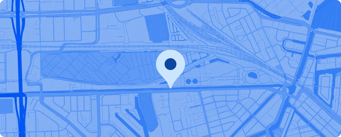 Map of the Maestra office in Amsterdam