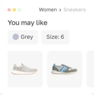 Product<br>recommendations