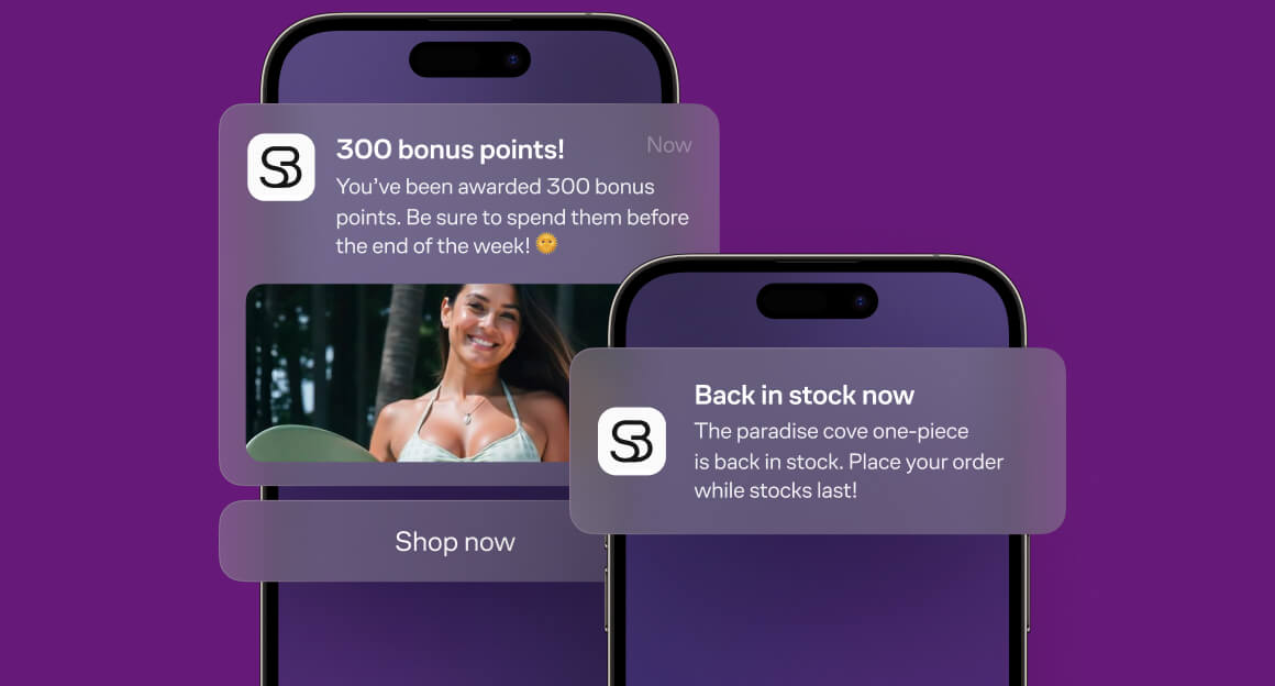 Email, SMS, Push