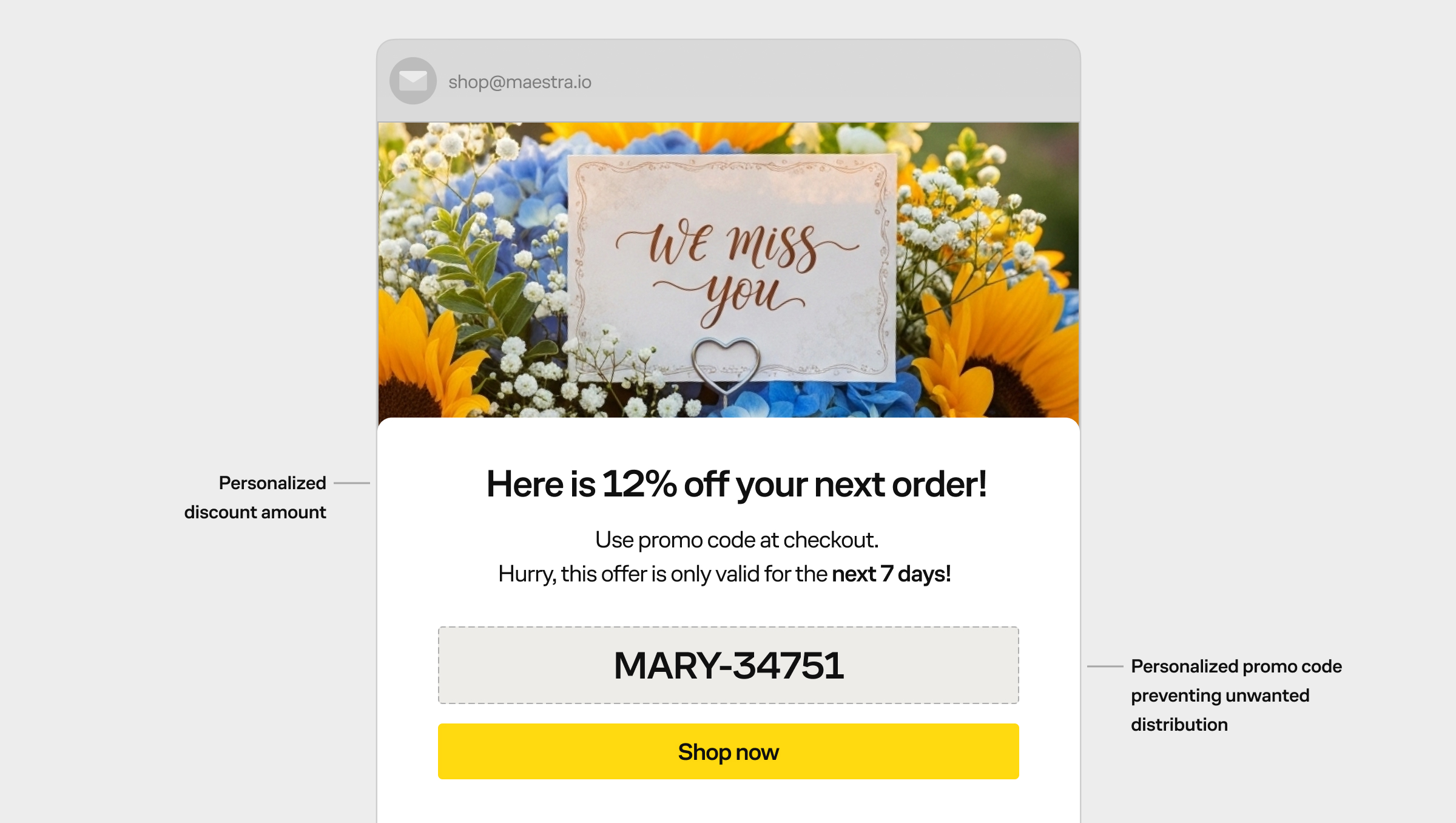 Generate unique promo codes in any format