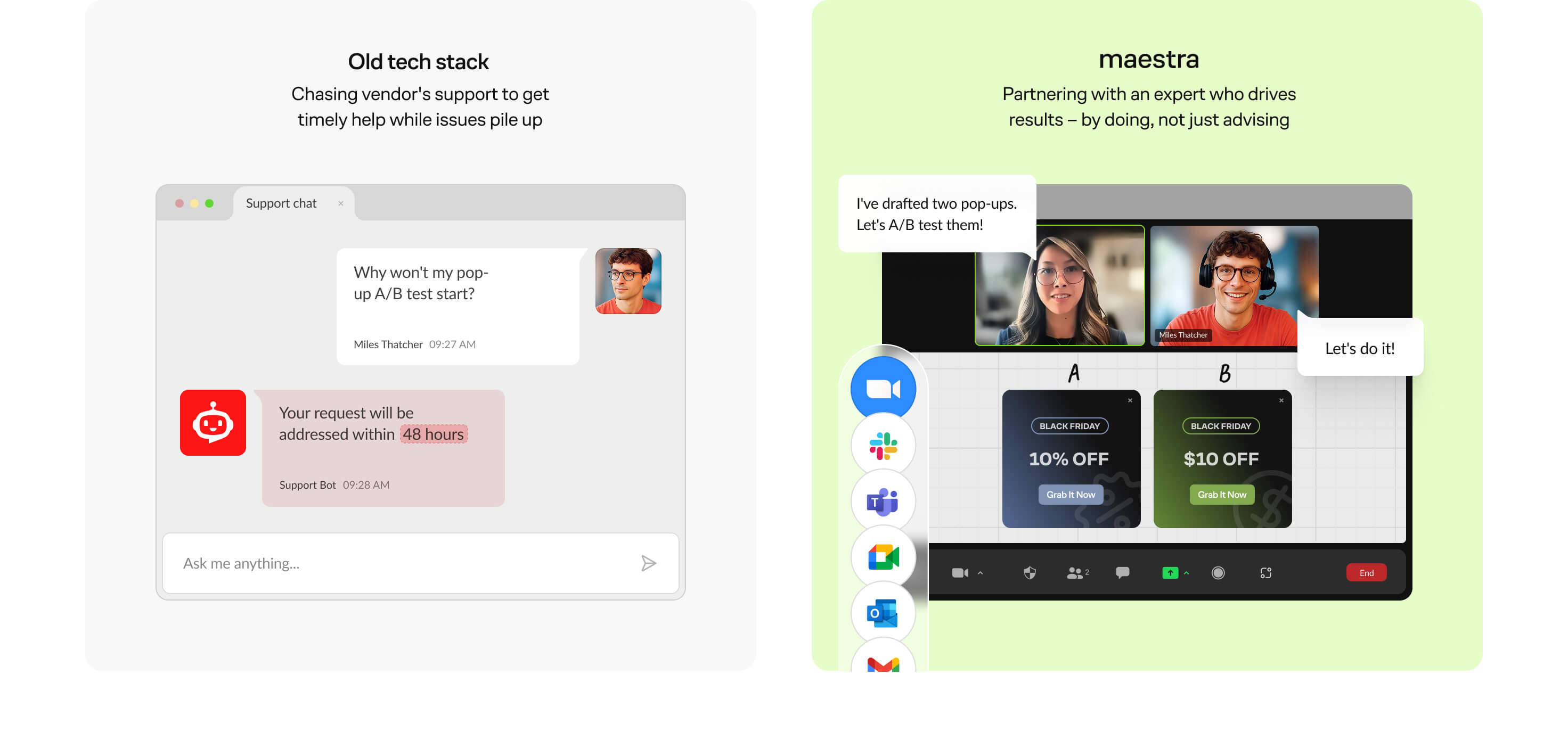 old tech vs new tech