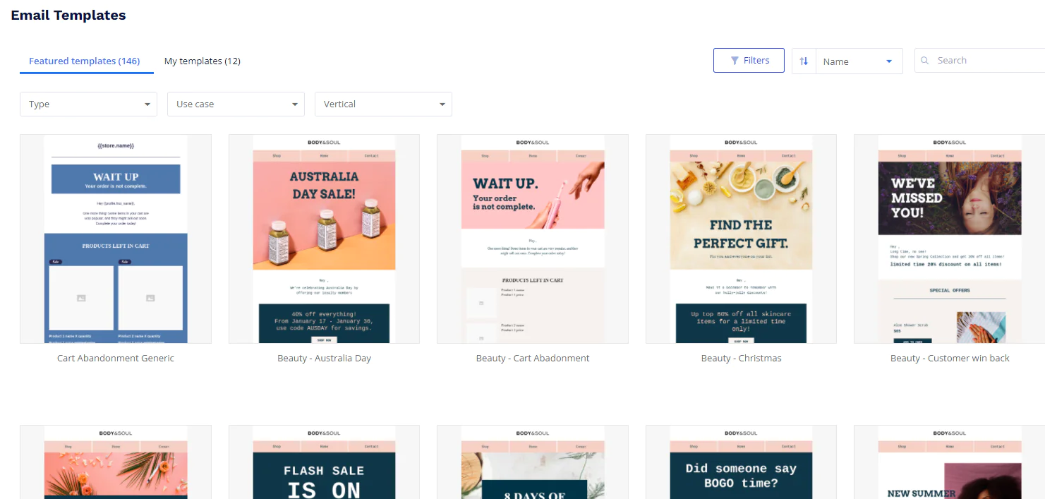 Yotpo’s email templates