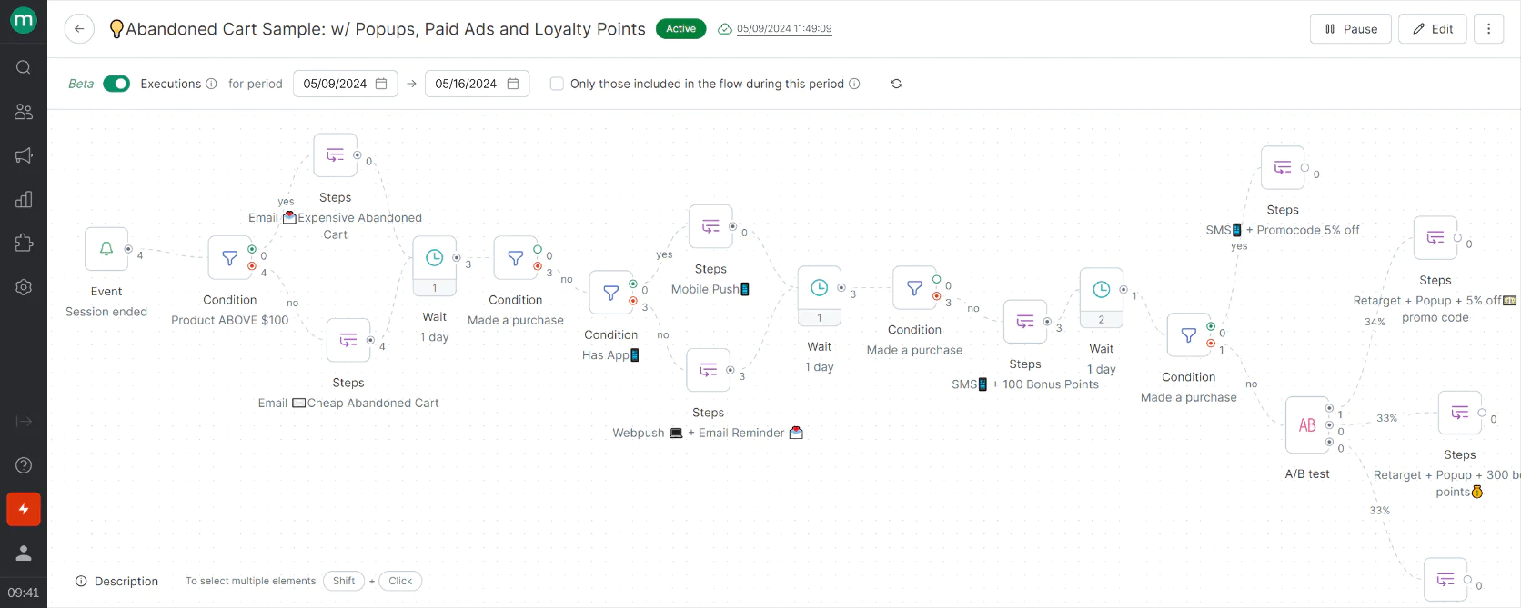 Image Maestra’s omnichannel flow builder