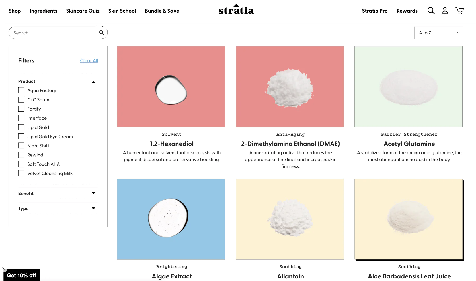 Image Ingredient Glossary in Skin School blog