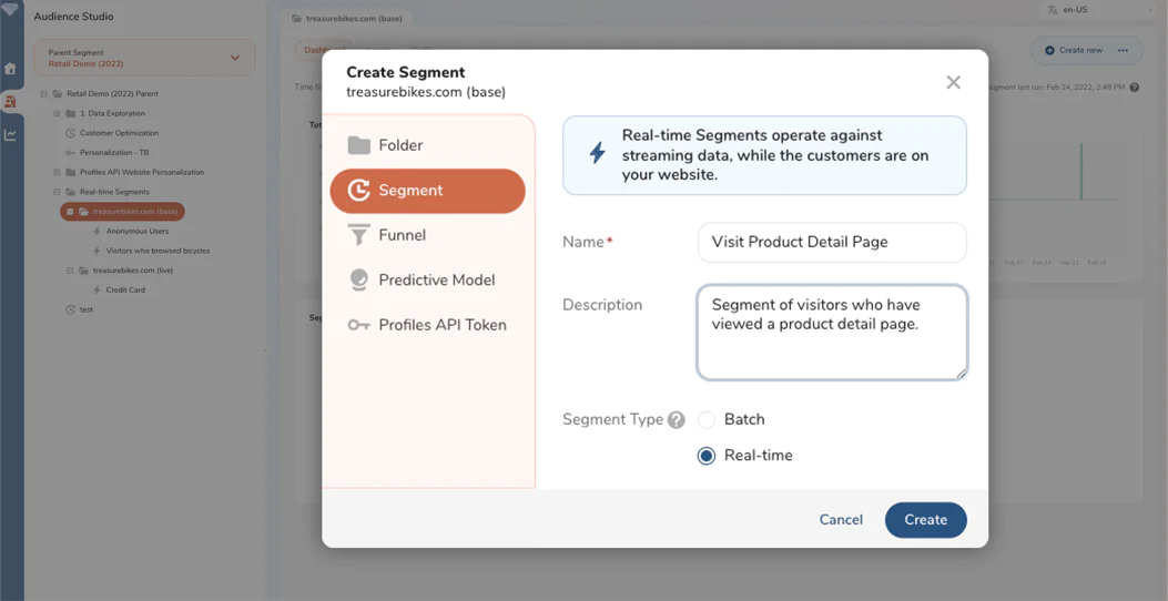 Image Segment creation in Treasure Data