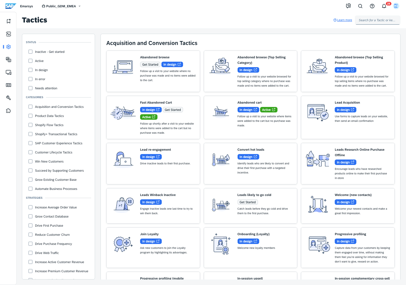 Emarsys’s flow templates