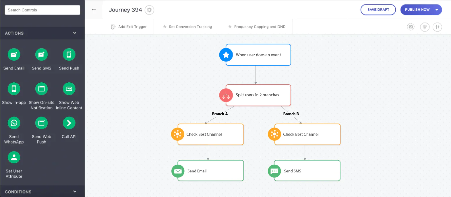 Image WebEngage’s Journey Designer