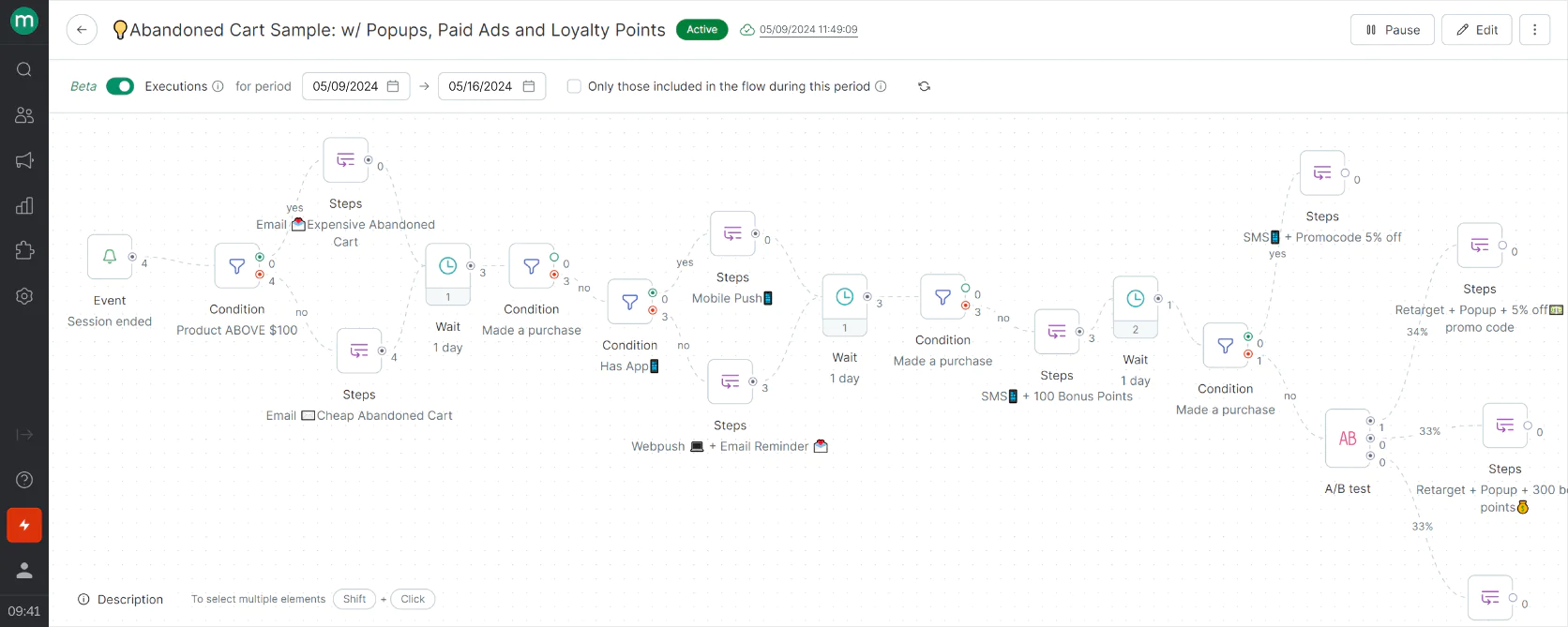 Image Maestra’s omnichannel flow builder